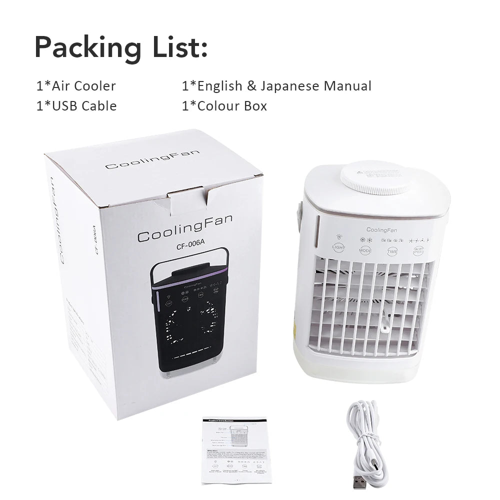 GlowBreeze™ Portable Desktop Air Conditioner