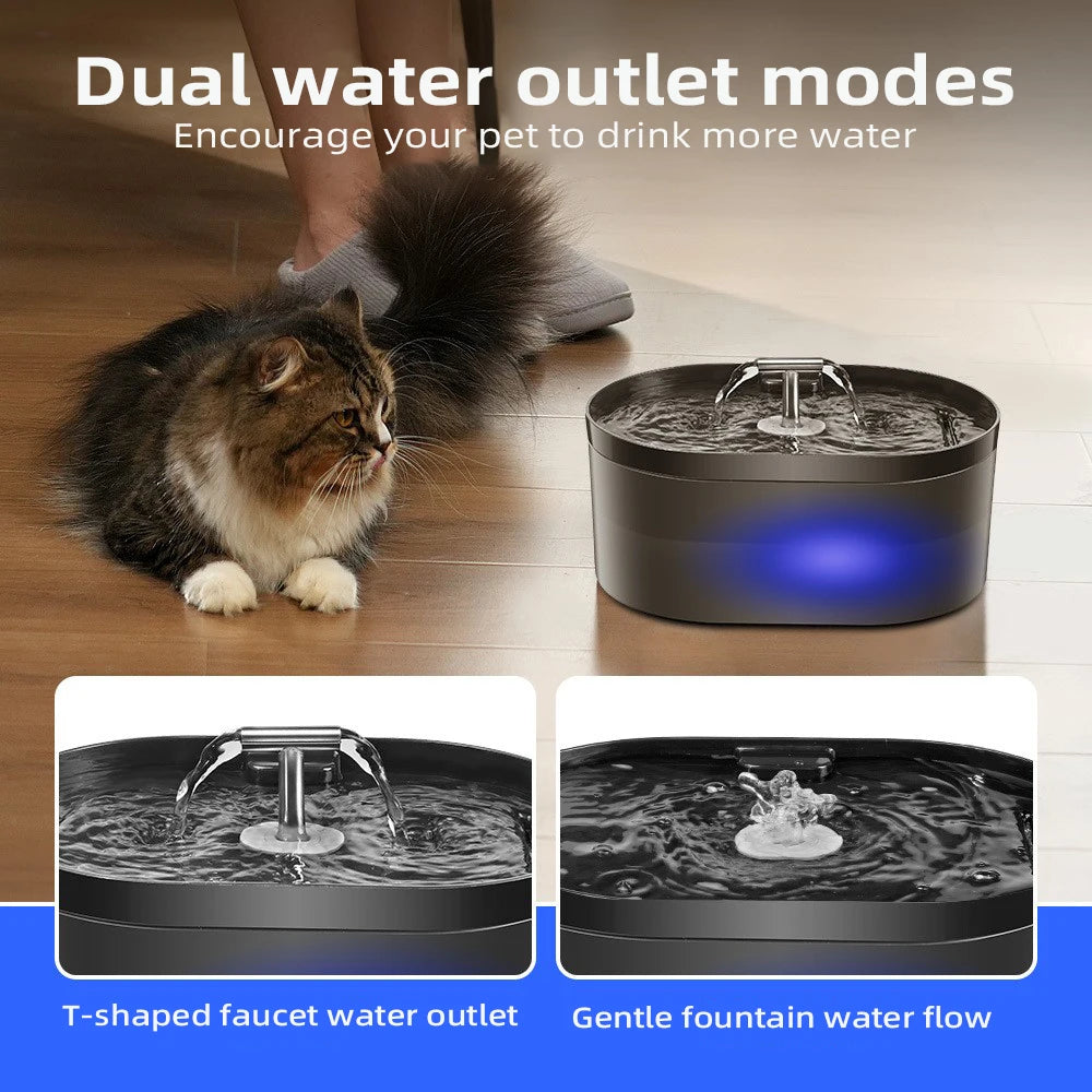 PawSpring™ LED Pet Water Fountain