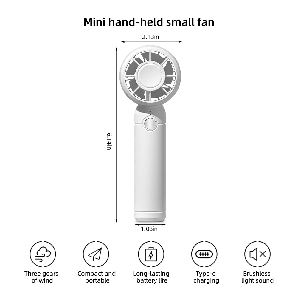 MiniHand™ Solar & USB Rechargeable Fan