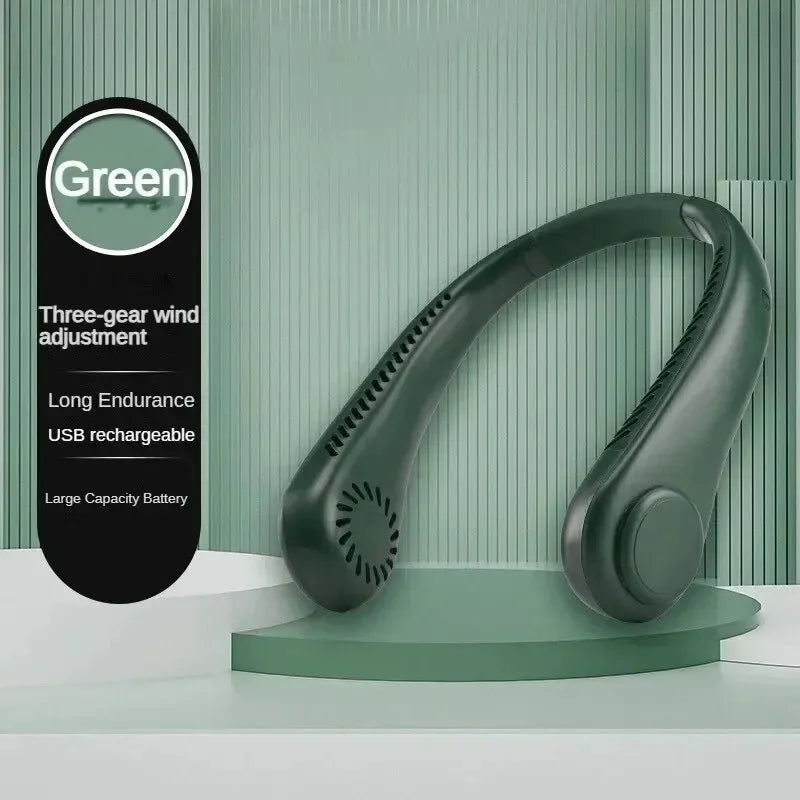 BreezeFlow™ Bladeless Mini Neck Fan