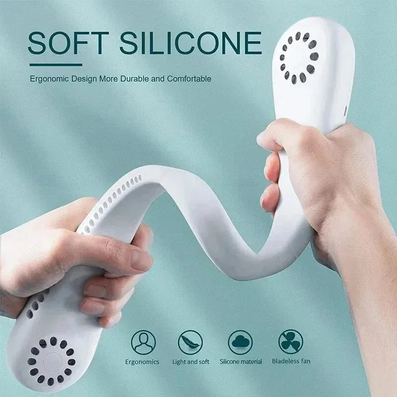 BreezeFlow™ Bladeless Mini Neck Fan