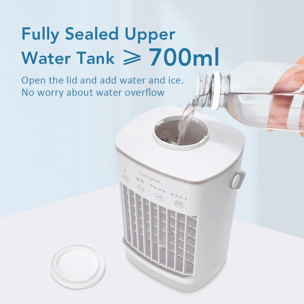 GlowBreeze™ Portable Desktop Air Conditioner